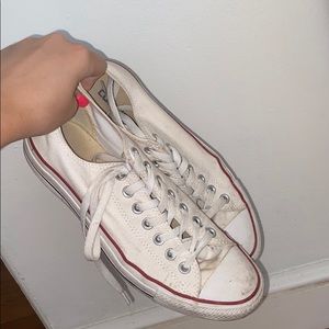 white low top classic converse